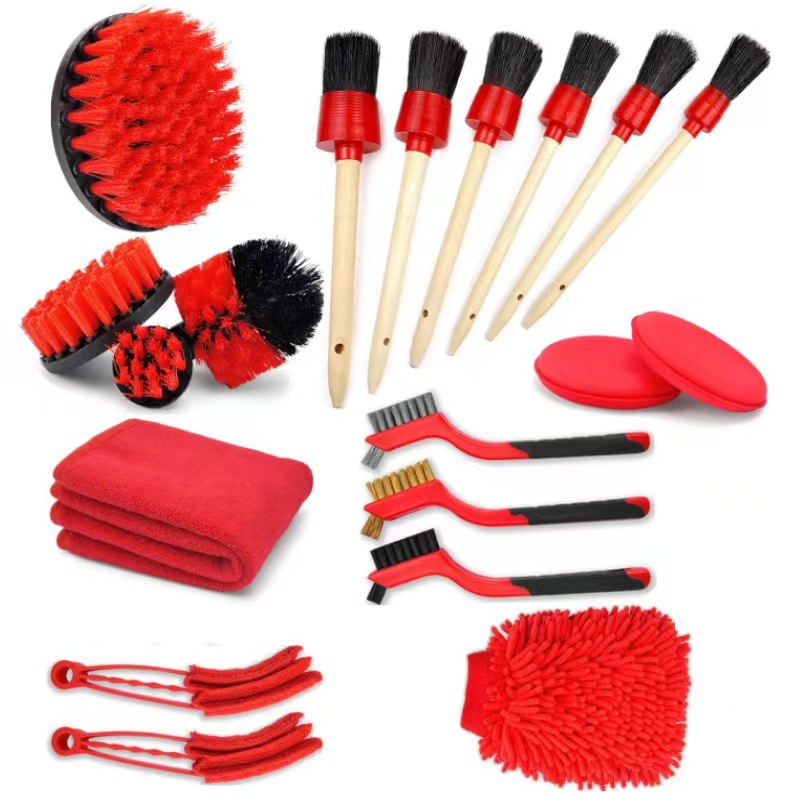 Car Cleaning Brush Kit with Dr - Car Detailing Brush ulasan dan harga