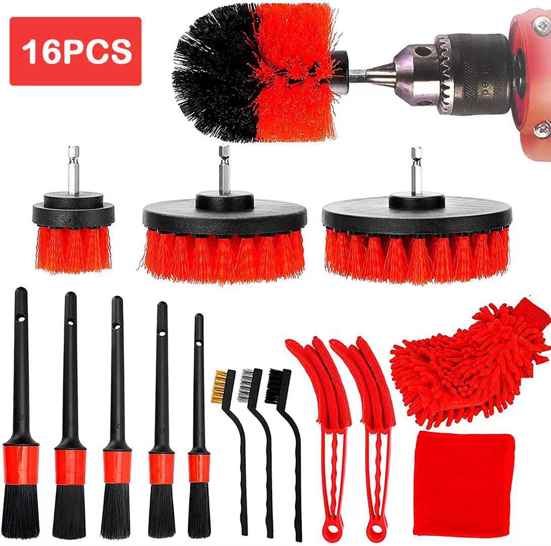 Car Cleaning Brush Kit with Dr - Car Detailing Brush ulasan dan harga
