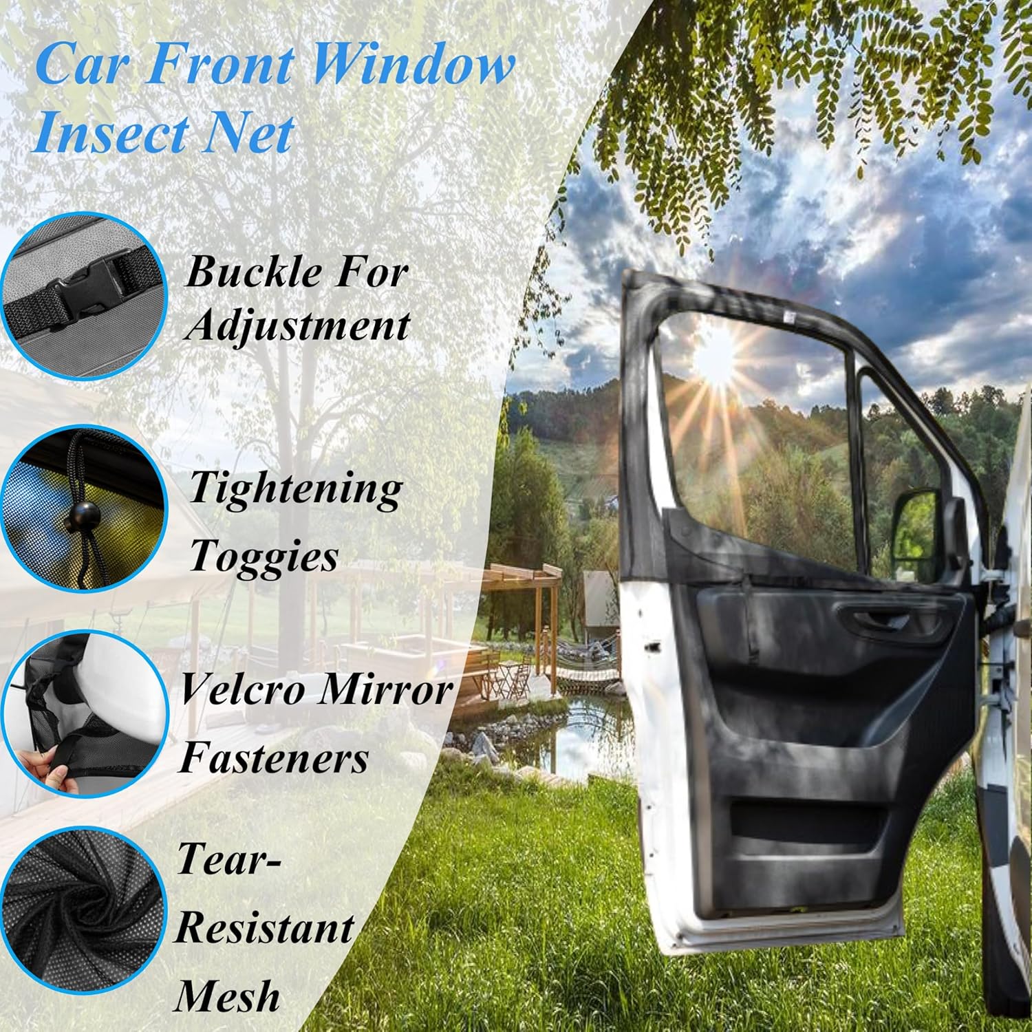 2pcs Universal Motorhome Windo - Car Accessories Gifts ulasan dan harga