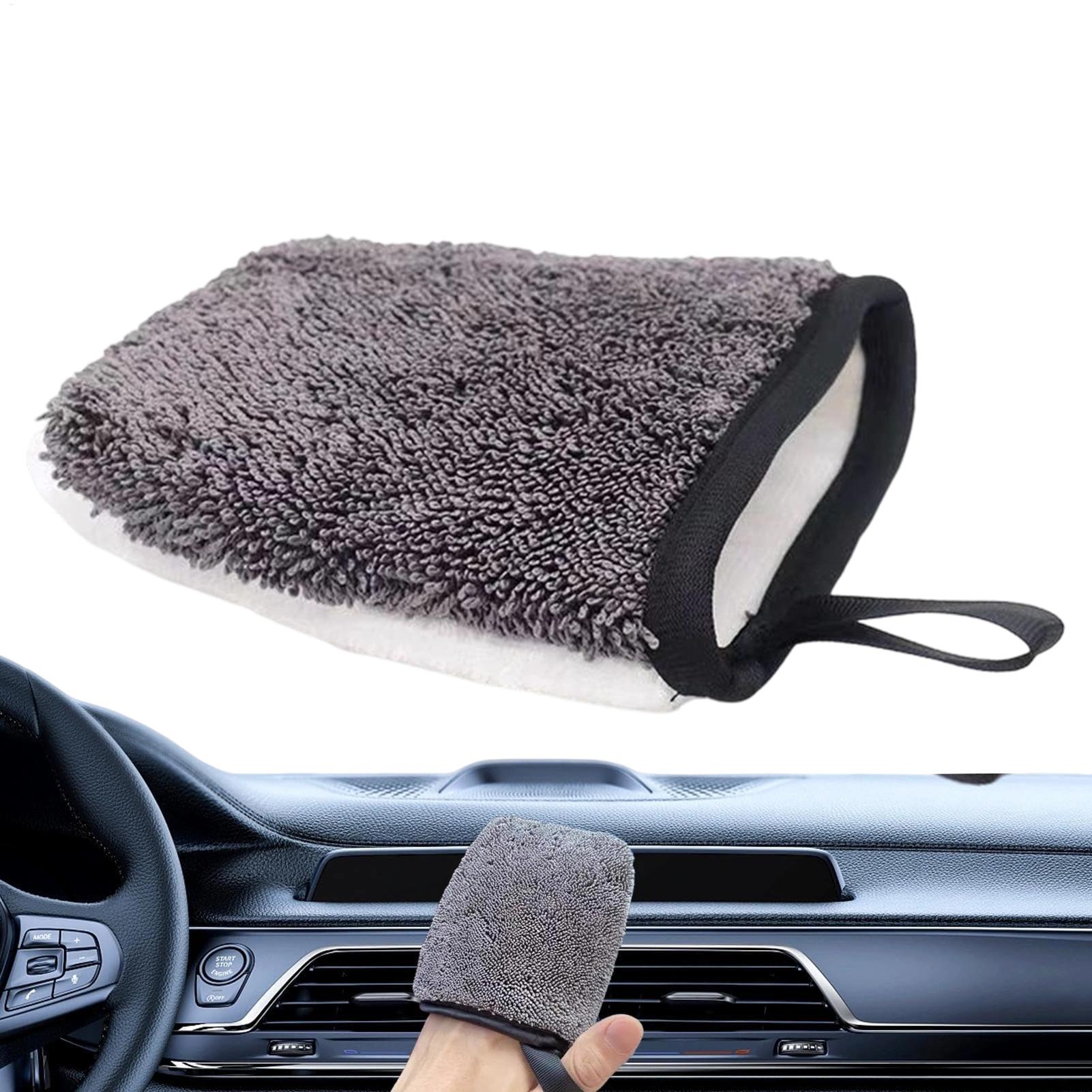 Microfiber Mitt for Cars Dual- - Car Detailing Brush ulasan dan harga
