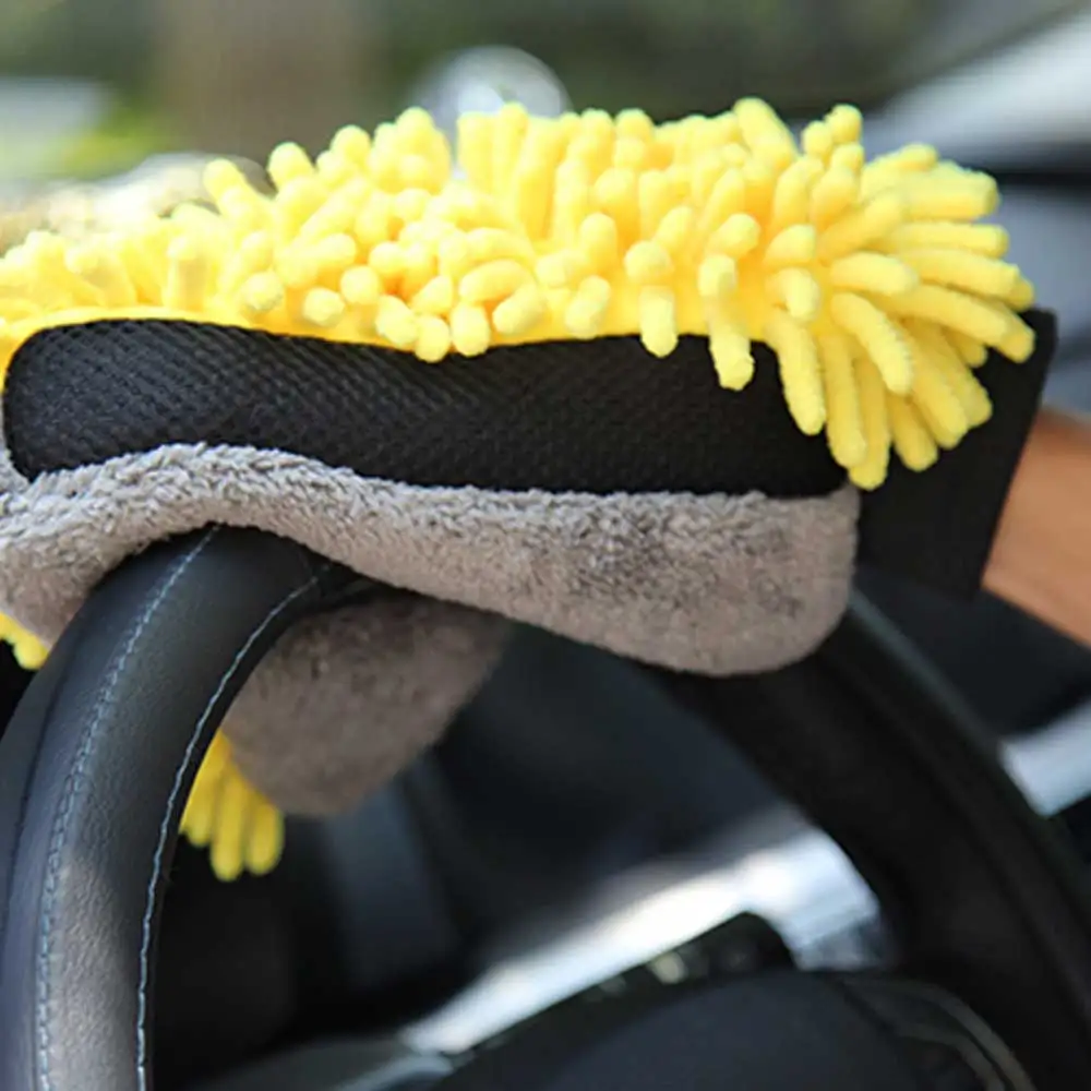 Car Wash Glove Coral Mitt Soft - Car Detailing Brush ulasan dan harga