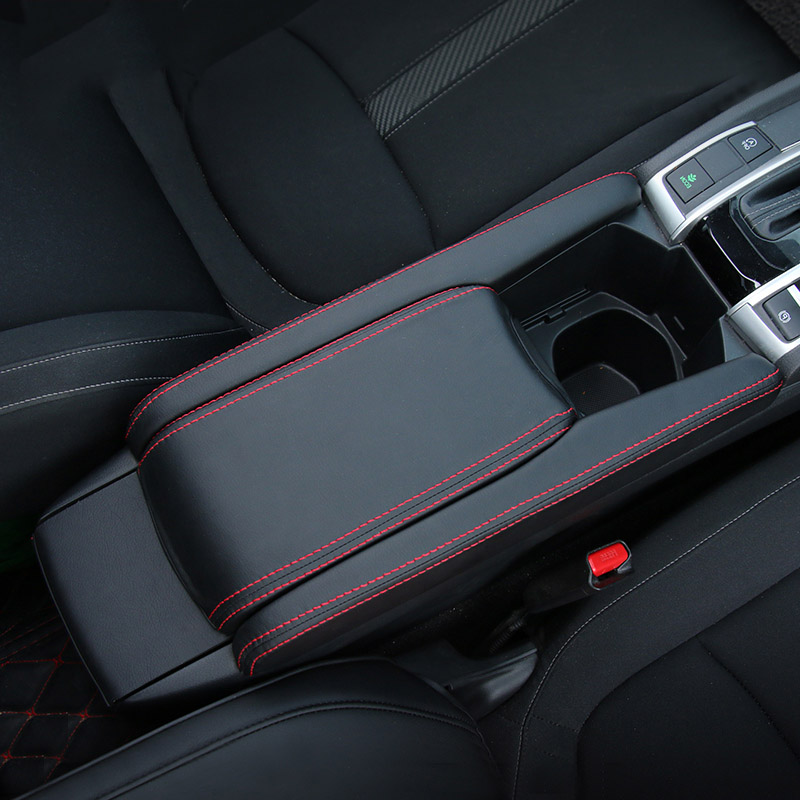 Leather Car Center Console Arm - Car Accessories Honda ulasan dan harga