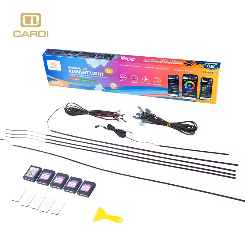 K4 18 1 Full Color Neon LED In - Led Interior Ambient Light ulasan dan harga
