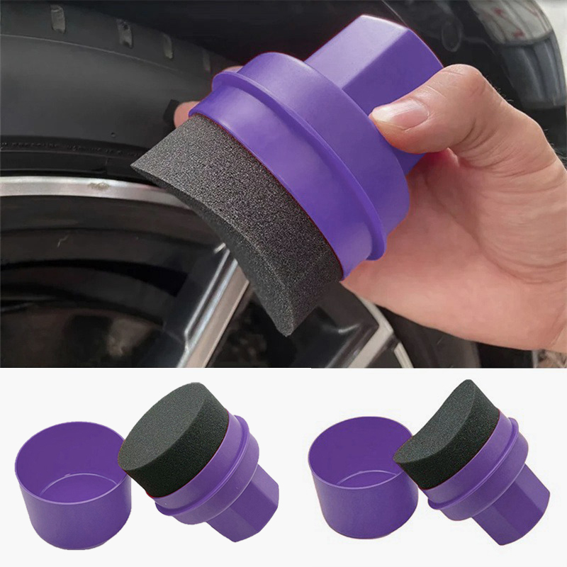 Car Tire Waxing Sponge Car Wax - Car Detailing Brush ulasan dan harga