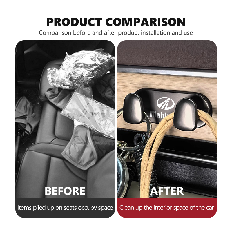 Zinc Alloy Car Hook Indoor Wal - Car Accessories Xuv 300 ulasan dan harga