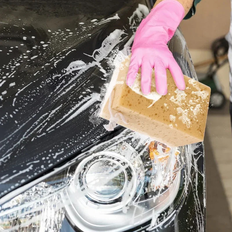 Car Washing Sponge Large Honey - Car Detailing Brush ulasan dan harga