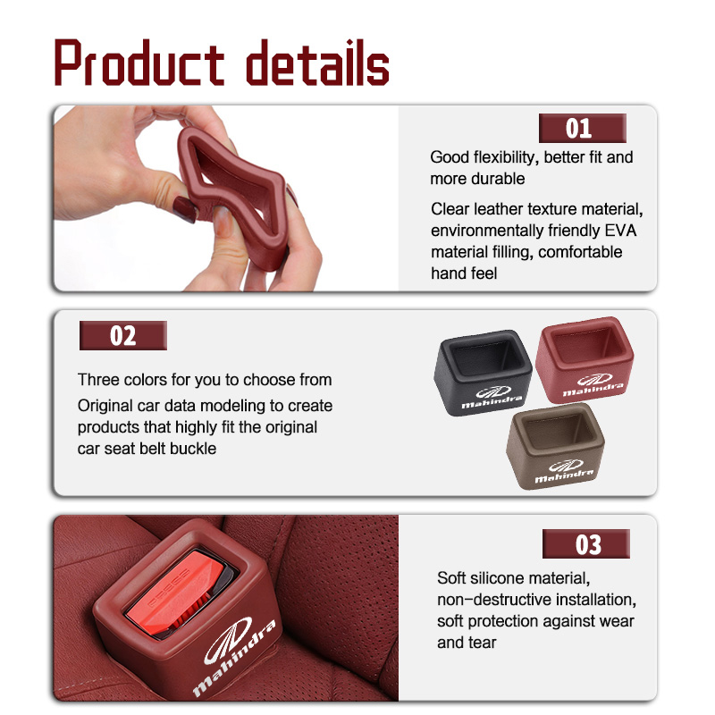 Car Seat Belt Buckle Protectio - Car Accessories Xuv 300 ulasan dan harga