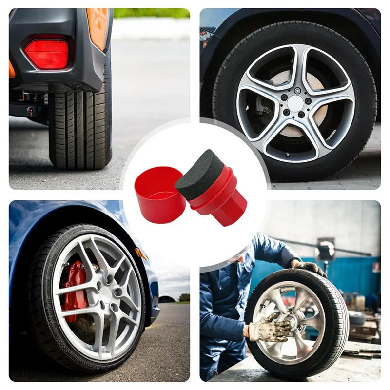 Car Tire Waxing Sponge Car Wax - Car Detailing Brush ulasan dan harga