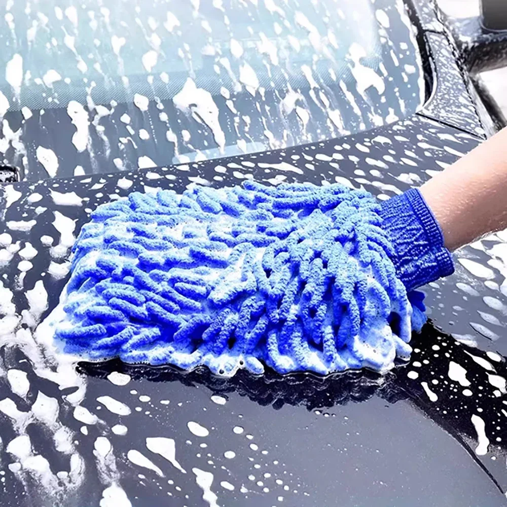 1/2Pc Microfiber Car Wash Glov - Car Detailing Brush ulasan dan harga