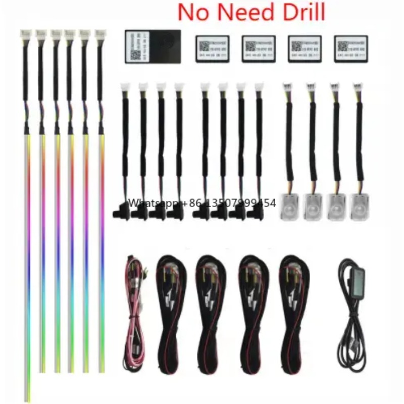A80 64-Color LED Ambient Light - Led Interior Ambient Light ulasan dan harga