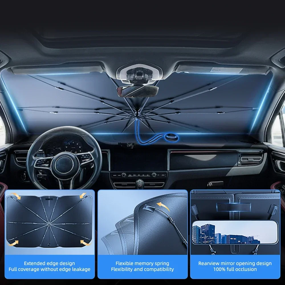 Car Windshield Sunshade Foldab - Windshield Sun Shade ulasan dan harga