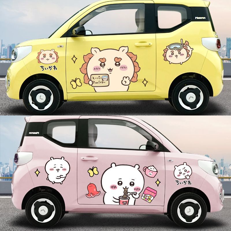 Chiikawa Car Sticker Car Film  - Car Accessories Japanese ulasan dan harga