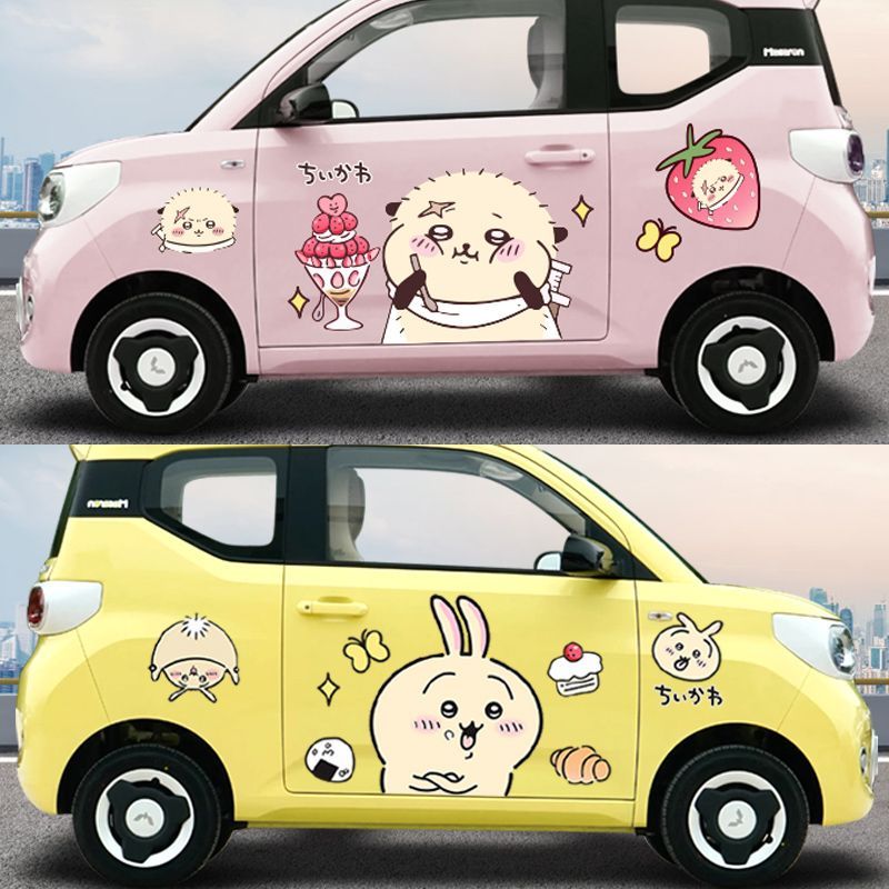 Chiikawa Car Sticker Car Film  - Car Accessories Japanese ulasan dan harga