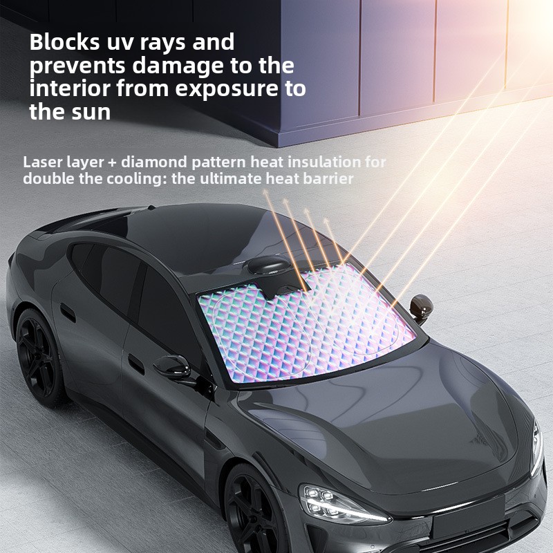 For Tesla Model 3 Y S X YL Jun - Windshield Sun Shade ulasan dan harga