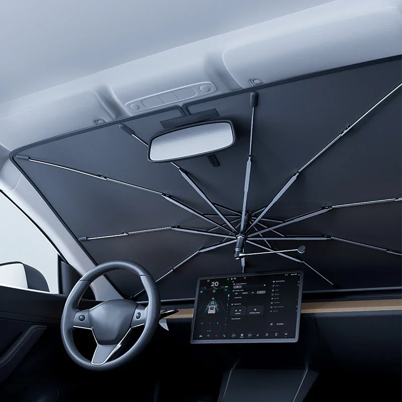 Car Umbrella Windshield Sunsha - Windshield Sun Shade ulasan dan harga