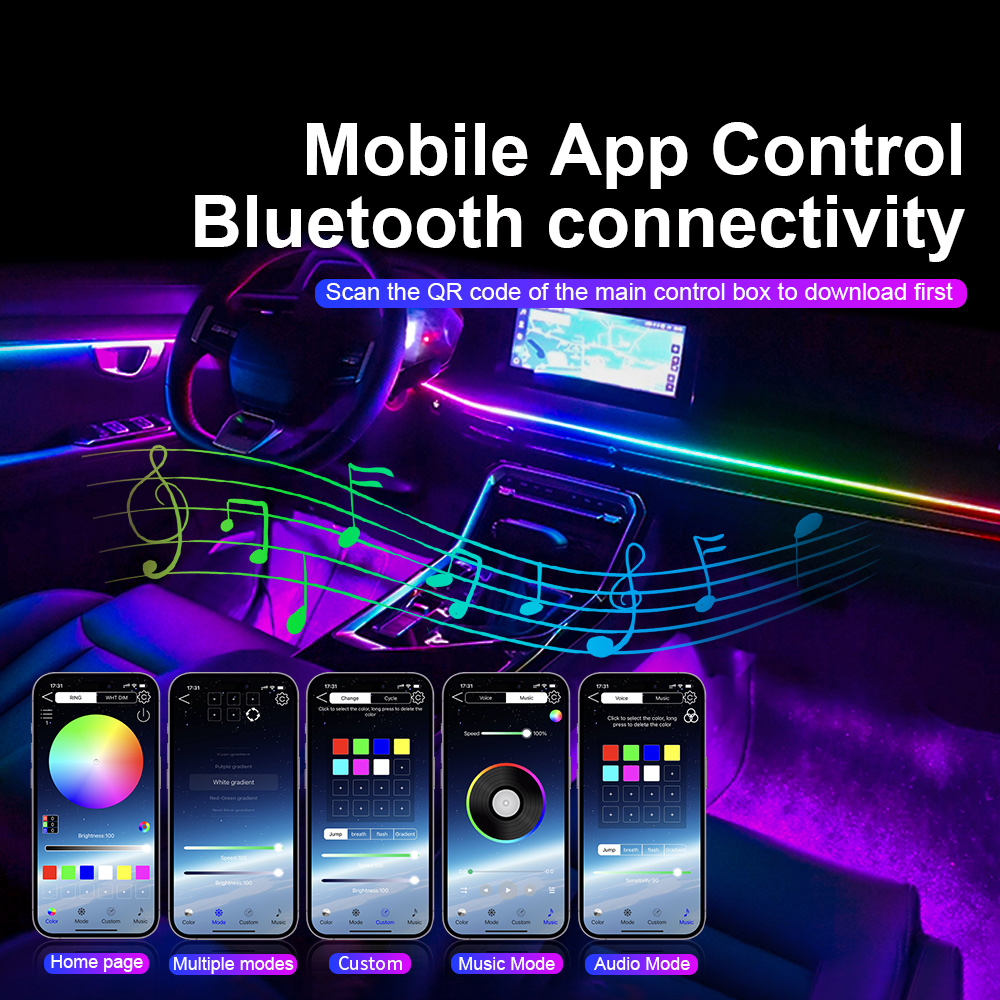 Universal Led Car Ambient Ligh - Led Interior Ambient Light ulasan dan harga
